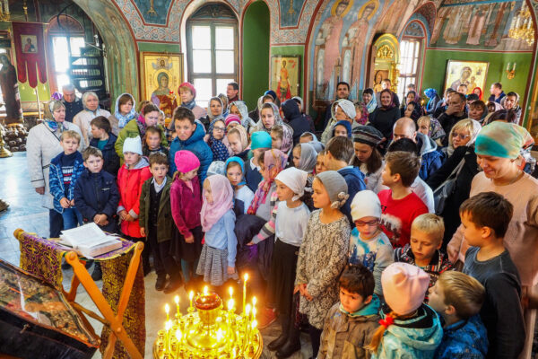 Первый день занятий в Воскресной школе