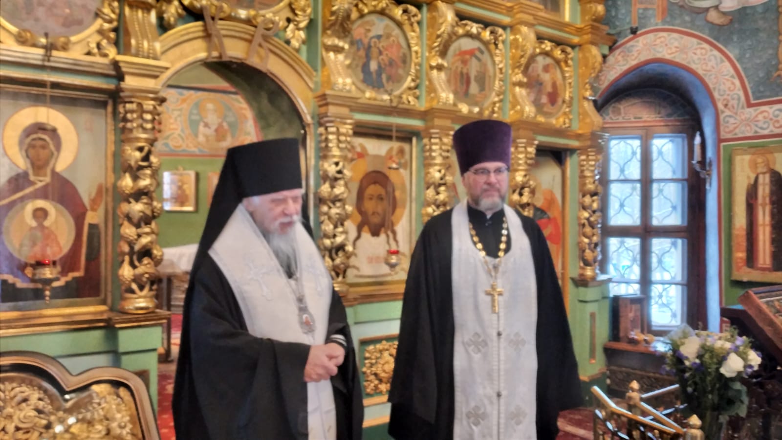 Епископ Верейский Пантелеймон возглавил Всенощное бдение в храме святых мучеников и страстотерпцев Бориса и Глеба в Зюзине