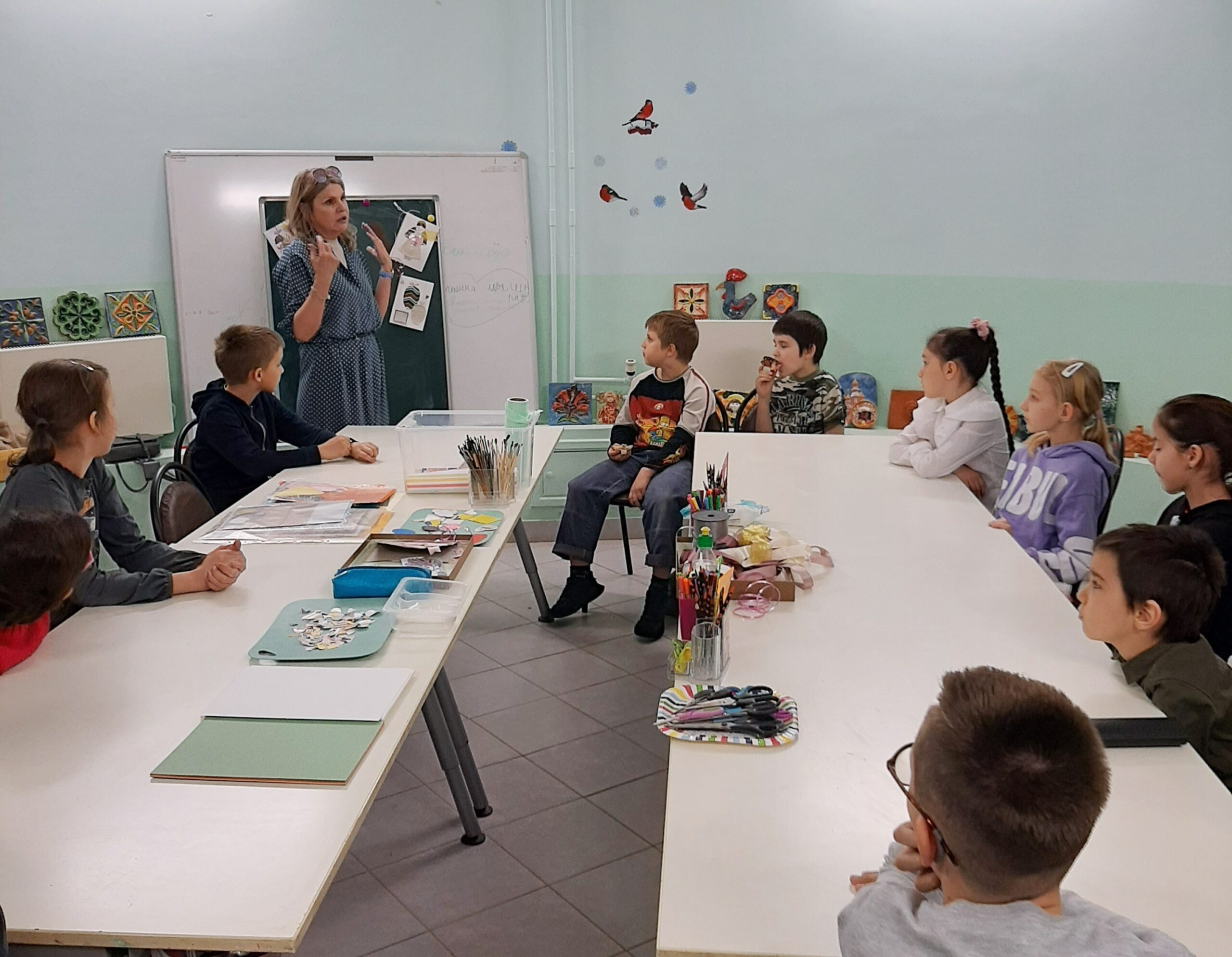 Состоялся мастер-класс по изготовлению пасхальных открыток