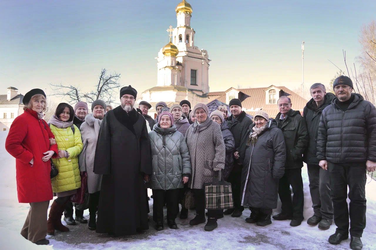 На приходе храма святых князей Бориса и Глеба в Зюзине состоялась встреча с зюзинскими старожилами