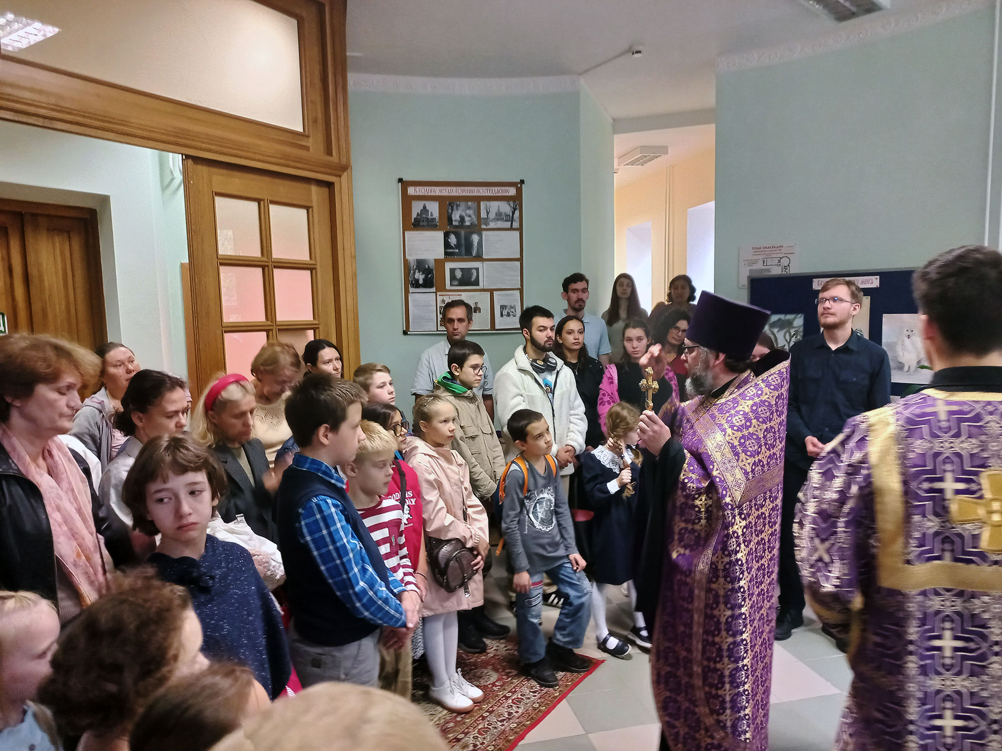 В Воскресной школе храма святых князей Бориса и Глеба в Зюзине начался новый учебный год