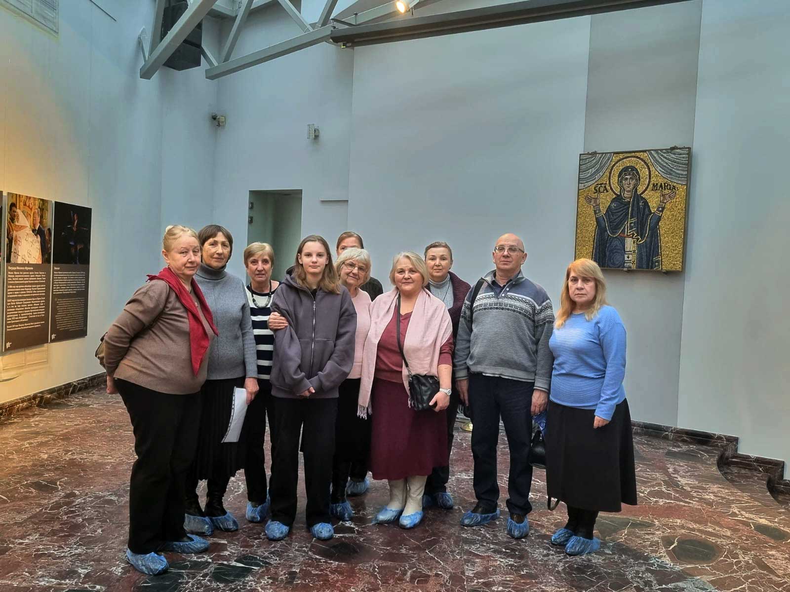 Прихожане храма святых князей Бориса и Глеба в Зюзине во второй раз посетили Музей русской иконы