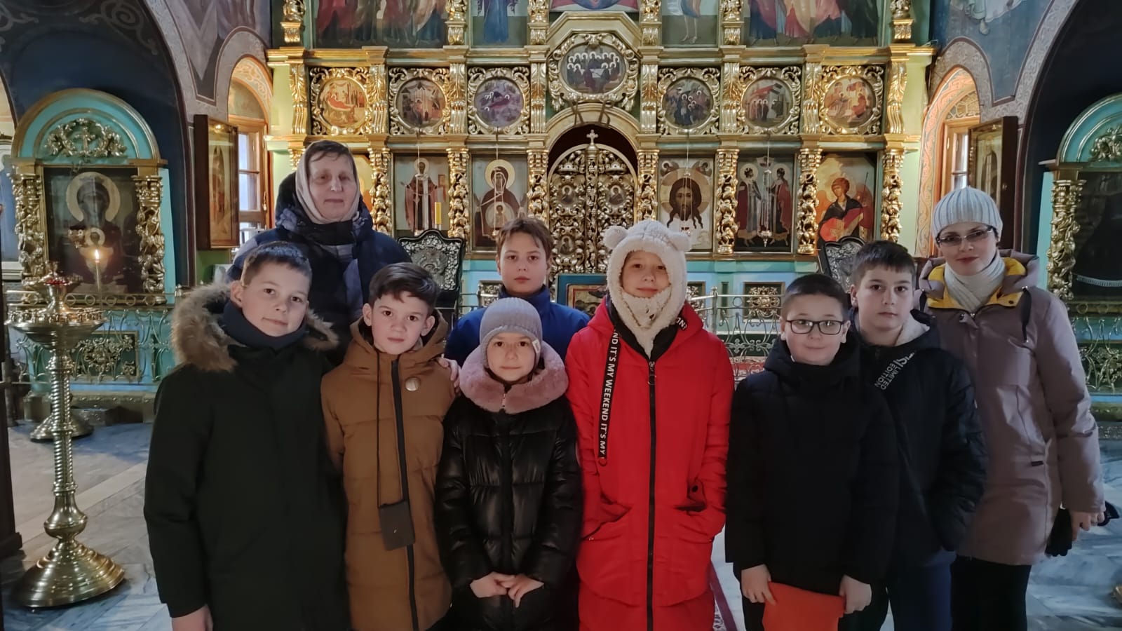 В храме святых князей Бориса и Глеба в Зюзине прошло занятие по Основам православной культуры для учащихся 4-х классов школы № 554 СП 1