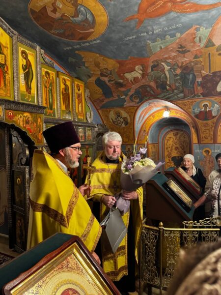 В храме святых князей Бориса и Глеба в Зюзине молитвенно почтили память князя Владимира, крестителя Руси